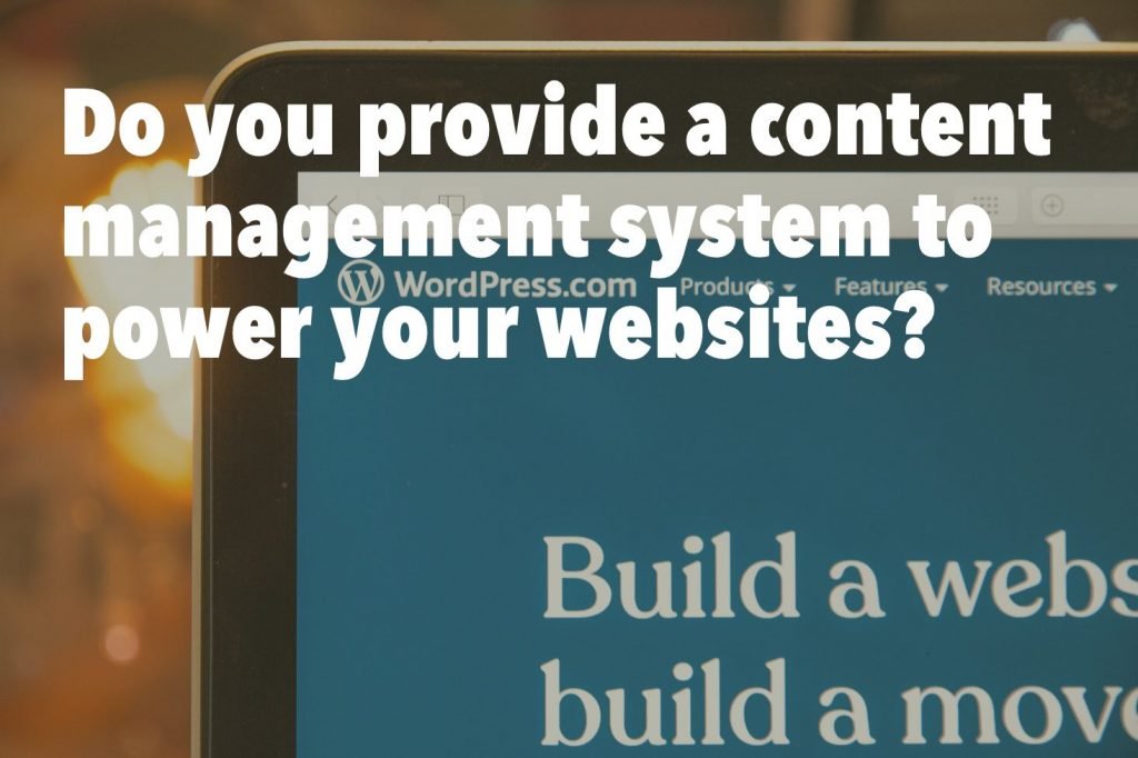 content management system WordPress
