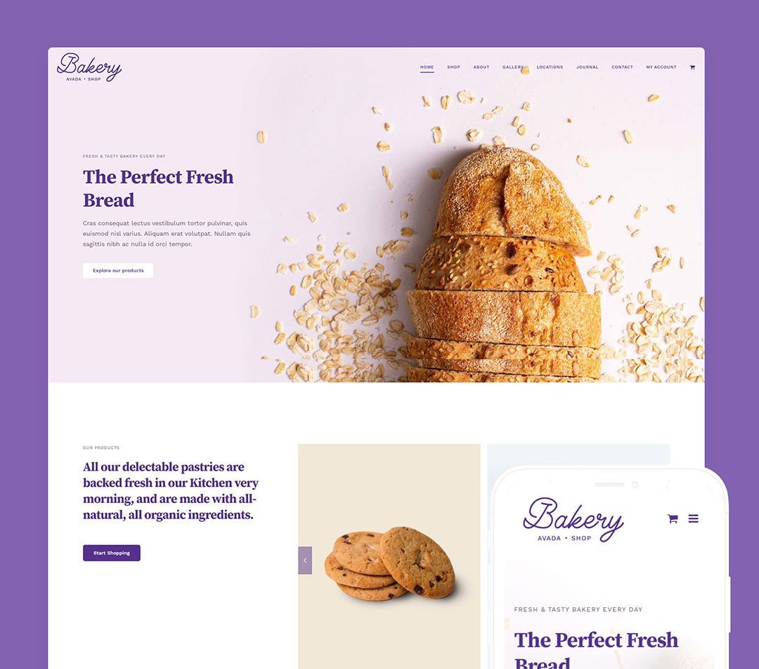 Website for Bakery