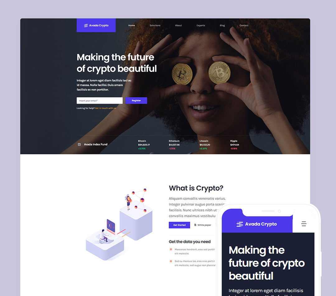 Crypto Project Website
