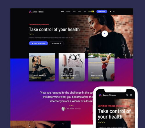 Fitness Center Website